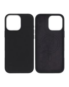 Mobilskal Silikon för iPhone 16 Pro Max - Svart med Kameraskydd