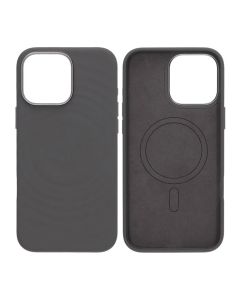 Mobilskal Silikon för iPhone 16 Pro Max - Grå med Kameraskydd