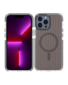 Mönstrat TPU Skal till iPhone 13 Pro Max med MagSafe - Svart