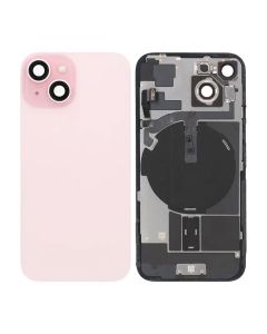 iPhone 15 Baksida Glas Komplett OEM - Rosa