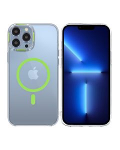 iPhone 13 Pro Max Stöttålig Mobilskal med Magsafe - Grön