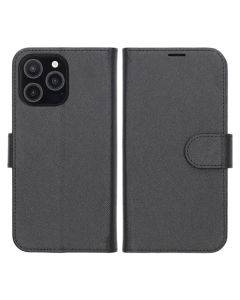 iPhone 16 Pro Max Plånboksfodral med Stativ - Svart