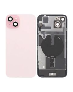 iPhone 15 Plus Baksida Glas Komplett OEM - Rosa