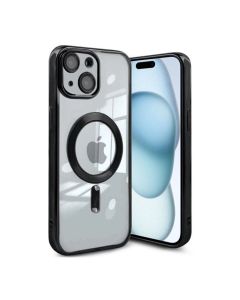 Luxury Mobilskal med Magsafe iPhone 15 - Svart