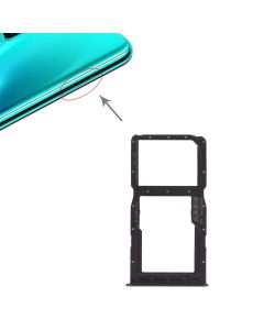 Huawei P30 Lite Minneskort/Simkortshållare - Svart- G-SP.se