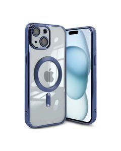 Luxury Mobilskal med Magsafe iPhone 15 - Mörkblå