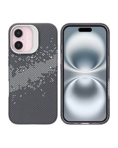 iPhone 16 Skal med Magsafe och Utfällbart Stativ - Rymdsvart