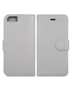 iPhone 6/6S Plånboksfodral Magnet Läder med Stativ - Grå- G-SP.se