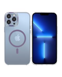 iPhone 13 Pro Max Stöttålig Mobilskal med Magsafe - Lila