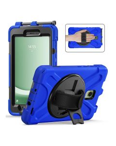 Fodral med Handrem och Ställ för Galaxy Tab Active3 - Blå