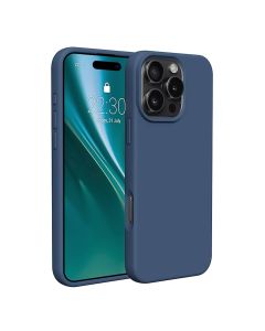 iPhone 16 Pro Mobilskal Silikon - Blå