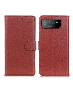 Asus ROG Phone 6 Plånboksfodral med Stativ - Brun- G-SP.se