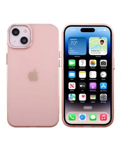 iPhone 14 Mobilskal - Frostat Rosa- G-SP.se