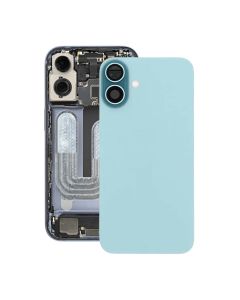 iPhone 16 Plus Baksida Glas med Magnet och Kameralins - Grön