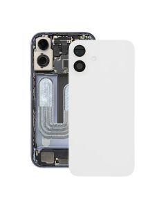iPhone 16 Plus Baksida Glas Komplett OEM - Vit