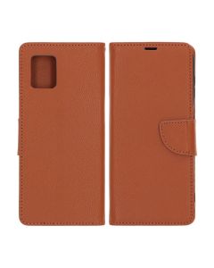 Plånboksfodral med stativ till Samsung Xcover 7 Pro - Brun