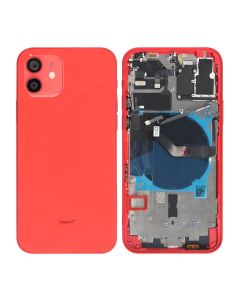 iPhone 12 Baksida med Komplett Ram OEM - Röd