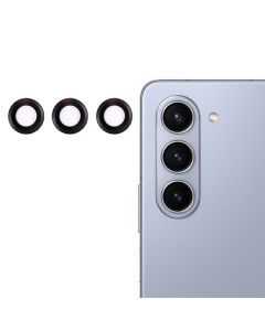 Samsung Galaxy Z Fold 5 Kameraskydd Härdat Glas - Svart