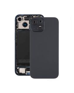 iPhone 15 Baksida Glas med Magnet och Kameralins - Svart