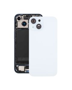 iPhone 15 Baksida Glas med Magnet och Kameralins - Vit