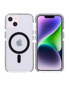 iPhone 13/14 Mobilskal Magnet Dubbelskydd - Svart