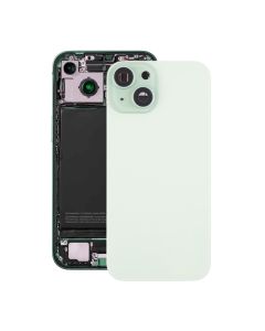 iPhone 15 Plus Baksida Glas med Magnet och Kameralins - Grön