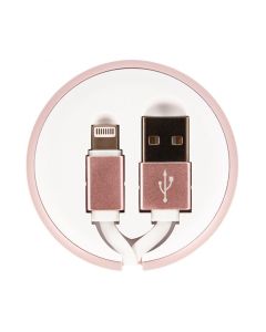 Richmond & Finch Sladdvinda Lightning Kabel - Rosa Marmor- G-SP.se