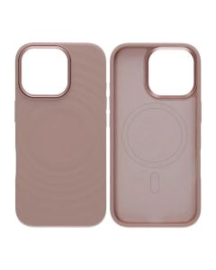 Mobilskal Silikon med Magsafe för iPhone 17 - Rosa