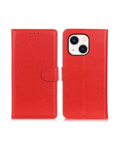 iPhone 13 Mini Plånboksfodral med Stativ - Röd- G-SP.se