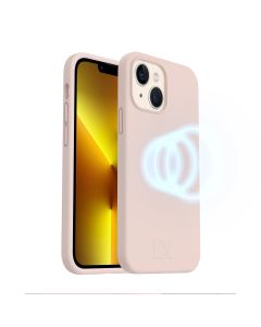 iPhone 14 Silikonskal Rvelon MagSafe - Sand Rosa- G-SP.se
