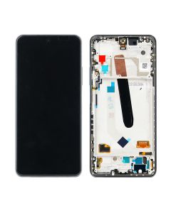 Xiaomi Mi 11X Pro Skärm/Display + Ram - Silver- G-SP.se