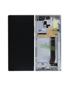 Samsung Galaxy Note 20 Ultra 5G Skärm med LCD Display Original - Vit- G-SP.se