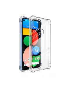 Stöttåligt Mobilskal Google Pixel 4A - Transparent- G-SP.se