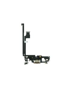 iPhone 12 Pro Max Laddkontakt Flexkabel - Guld- G-SP.se