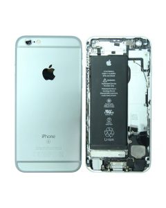 iPhone 6S Baksida med Komplett Ram med Batteri - Silver (Begagnad)- G-SP.se