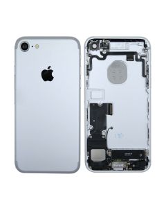 iPhone 7 Baksida med Komplett Ram - Silver- G-SP.se