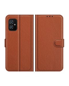 Asus Zenfone 8 5G Plånboksfodral med Stativ - Brun- G-SP.se