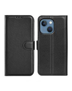 iPhone 14 Plus Plånboksfodral med Stativ - Svart- G-SP.se