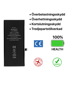 iPhone 11 Batteri Hög Kvalité- G-SP.se