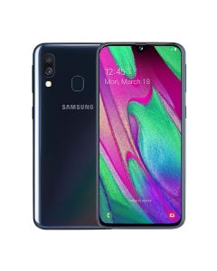 Begagnad Samsung Galaxy A40 64GB Svart - Bra Skick- G-SP.se