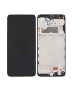 Samsung Galaxy A22 4G Sk&auml;rm med LCD Display Original - Svart- G-SP.se