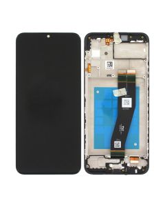 Samsung Galaxy A02s Skärm med LCD Display Original - Svart- G-SP.se