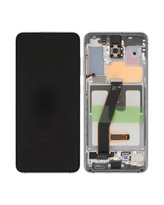 Samsung Galaxy S20 5G (SM-G980F) Skärm med LCD Display Original - Vit- G-SP.se