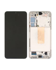 Samsung Galaxy S23 Plus Skärm med LCD Display - Cream