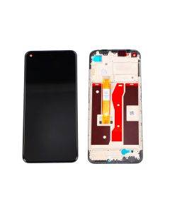 OPPO A54 Skärm med LCD Display & Ram Original - Svart- G-SP.se