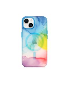 iPhone 14 MagSafe Mobilskal - Mångfärgad Abstrakt- G-SP.se