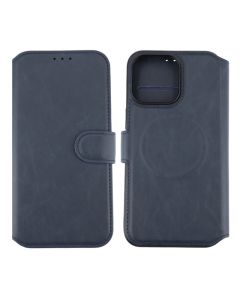 iPhone 15 Pro Max Plånboksfodral med Magsafe Rvelon - Blå- G-SP.se