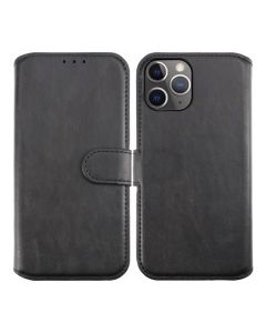 iPhone 12/12 Pro Plånboksfodral Magnet Rvelon - Svart- G-SP.se