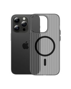 iPhone 14 Pro Max Mobilskal Korrugerad - Svart