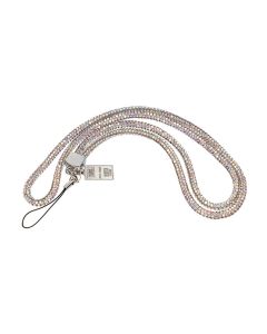 Mobilhalsband Snöre - Iriserande glitter